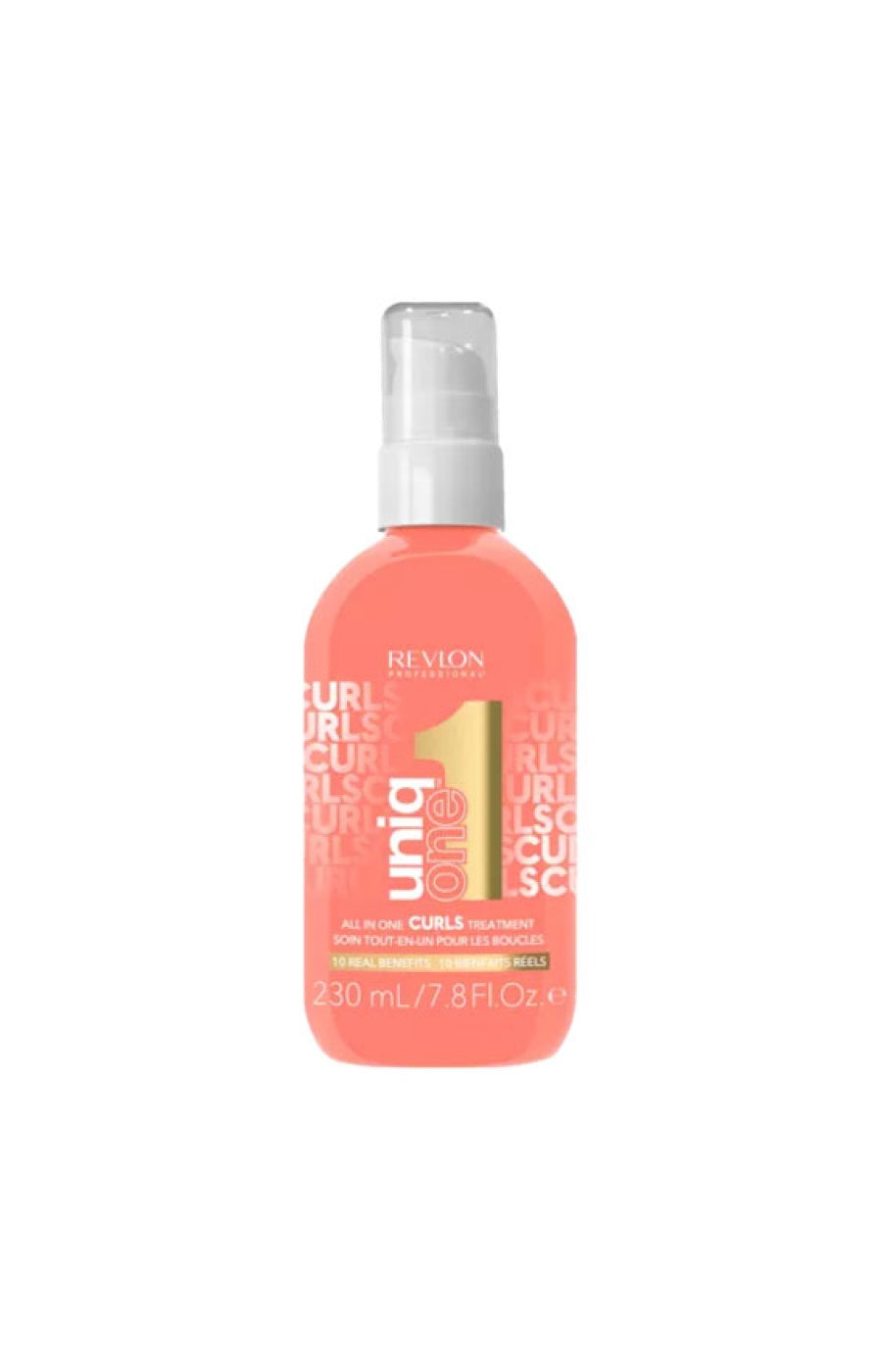Soin sans rinçage 10 bienfaits - Uniq One - Cheveux bouclés - 230 ml