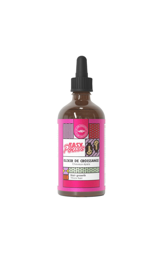 Elixir de croissance - Easy Pouss - Kigélia, ricin & kératine - Cheveux épais - 100 ml