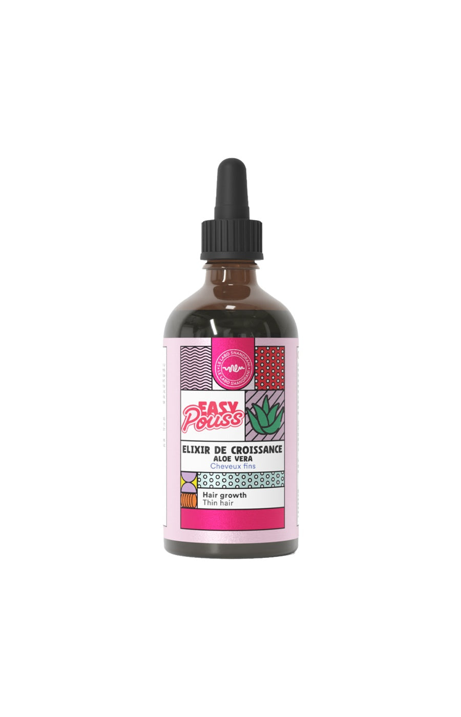Elixir de croissance - Easy Pouss - Aloe vera & ricin - Cheveux fins - 100 ml