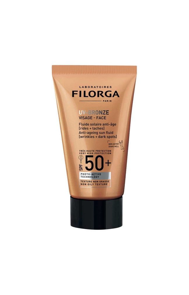 Soin solaire anti-âge SPF 50+ - UV Bronze - Visage - 40 ml