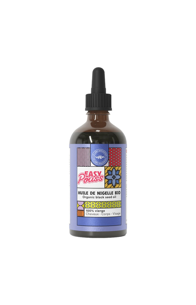 Huile de nigelle bio - Easy Pouss - Cheveux, corps & visage - 100 ml