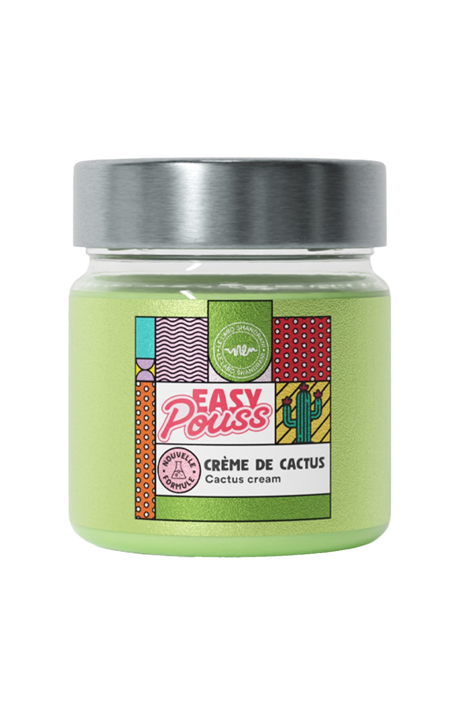 Crème hydratante - Easy Pouss - Cactus - Cheveux épais - 200 ml