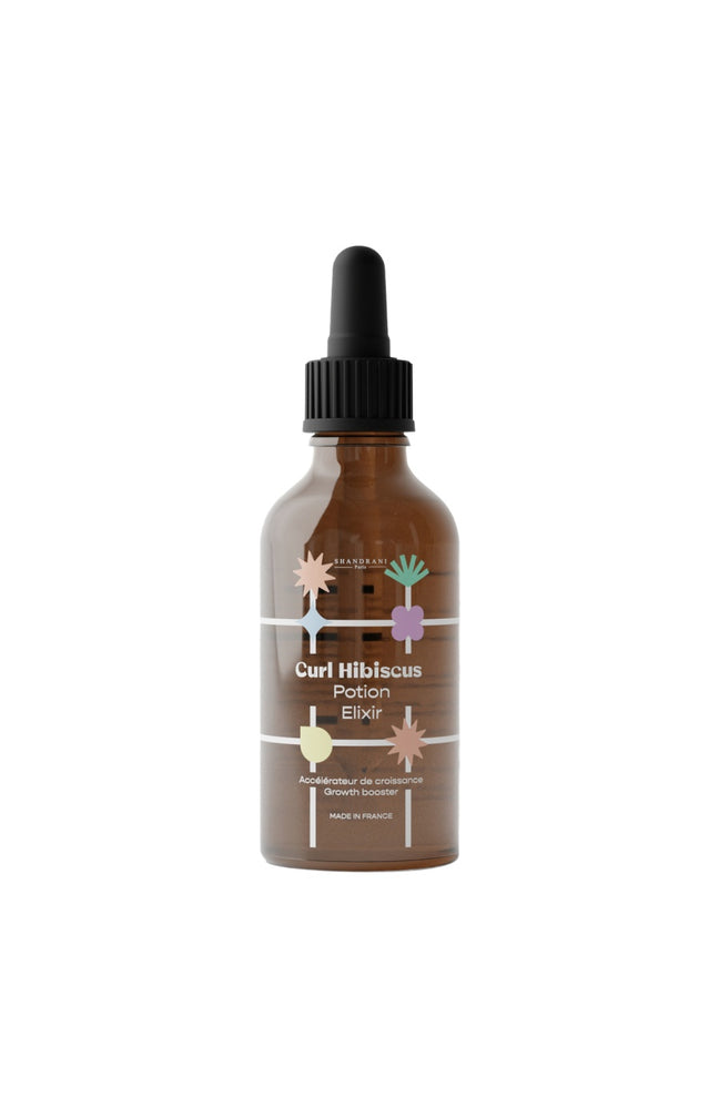 Elixir stimulateur de croissance - Curl Hibiscus - Aloe vera - Cheveux ondulés à crépus - 50 ml