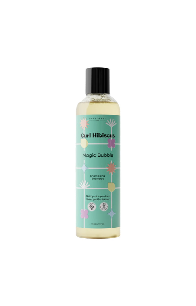 Shampoing doux - Curl Hibiscus - Aloe vera - Cheveux ondulés à crépus - 250 ml