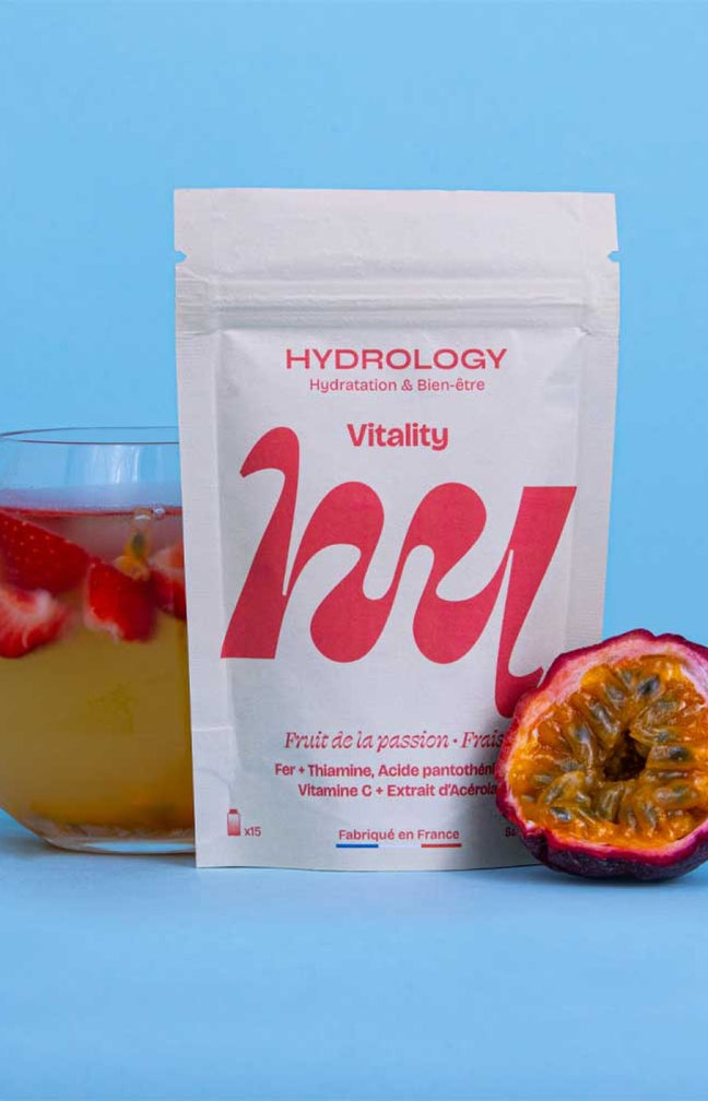 Pastilles aromatisées - Vitality - Fraise & fruit de la passion - 15 billes