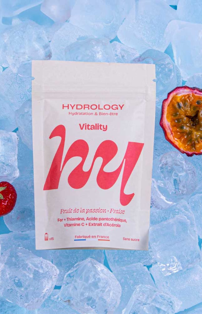 Pastilles aromatisées - Vitality - Fraise & fruit de la passion - 15 billes