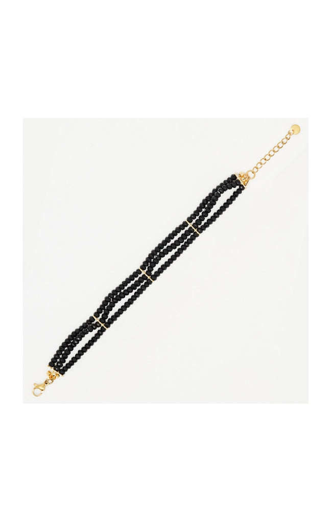 Bracelet - Laiton doré & agate