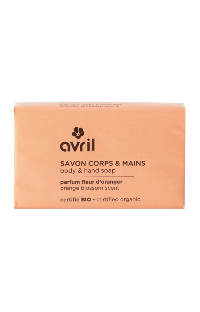 Savon solide bio - Fleur d'oranger - Corps & mains - 100 g