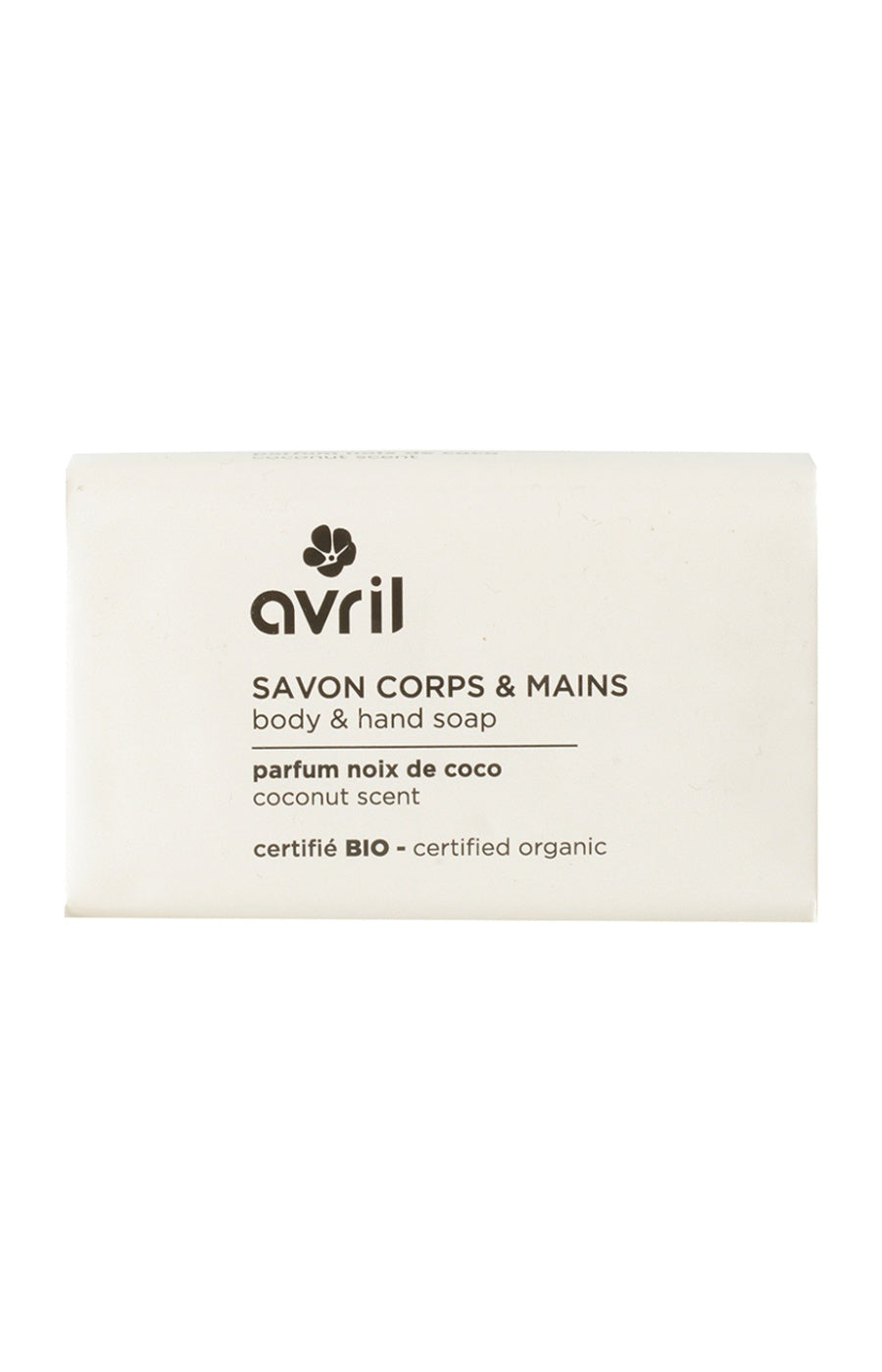 Savon solide bio - Coco - Corps & mains - 100 g