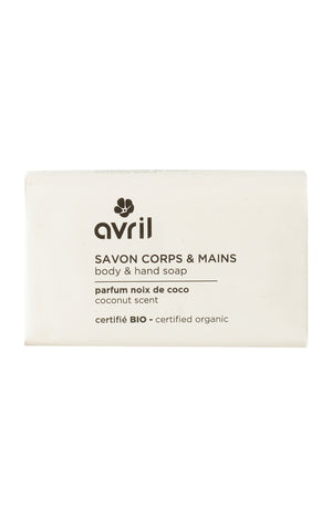 Savon solide bio - Coco - Corps & mains - 100 g