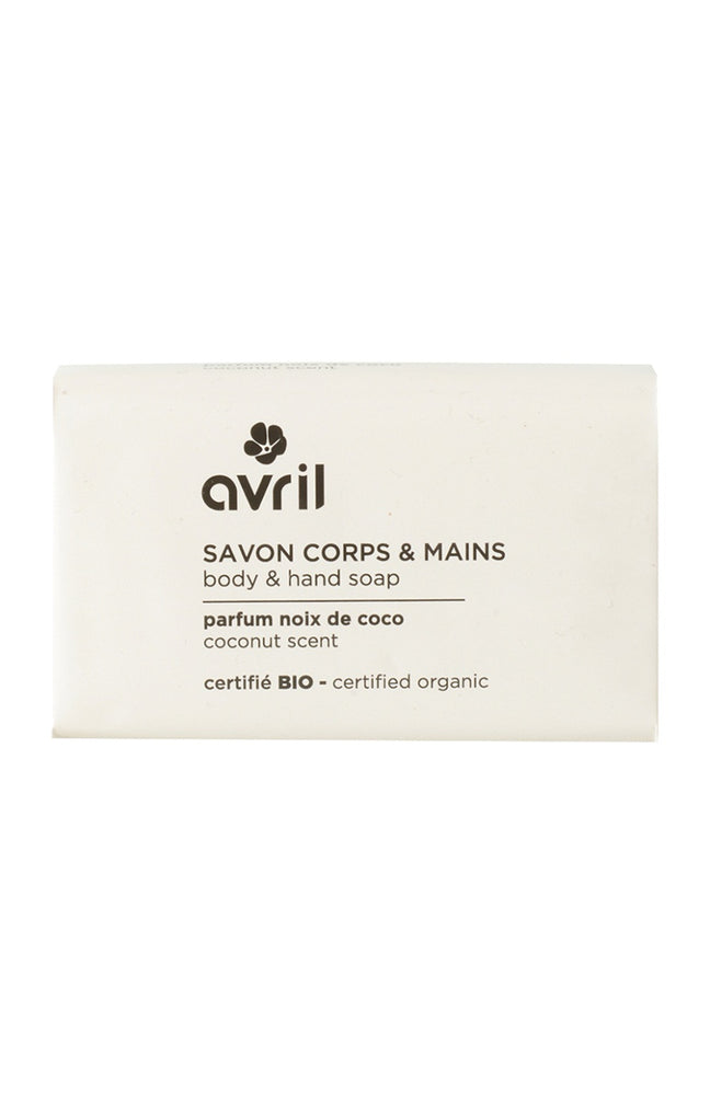 Savon solide bio - Coco - Corps & mains - 100 g
