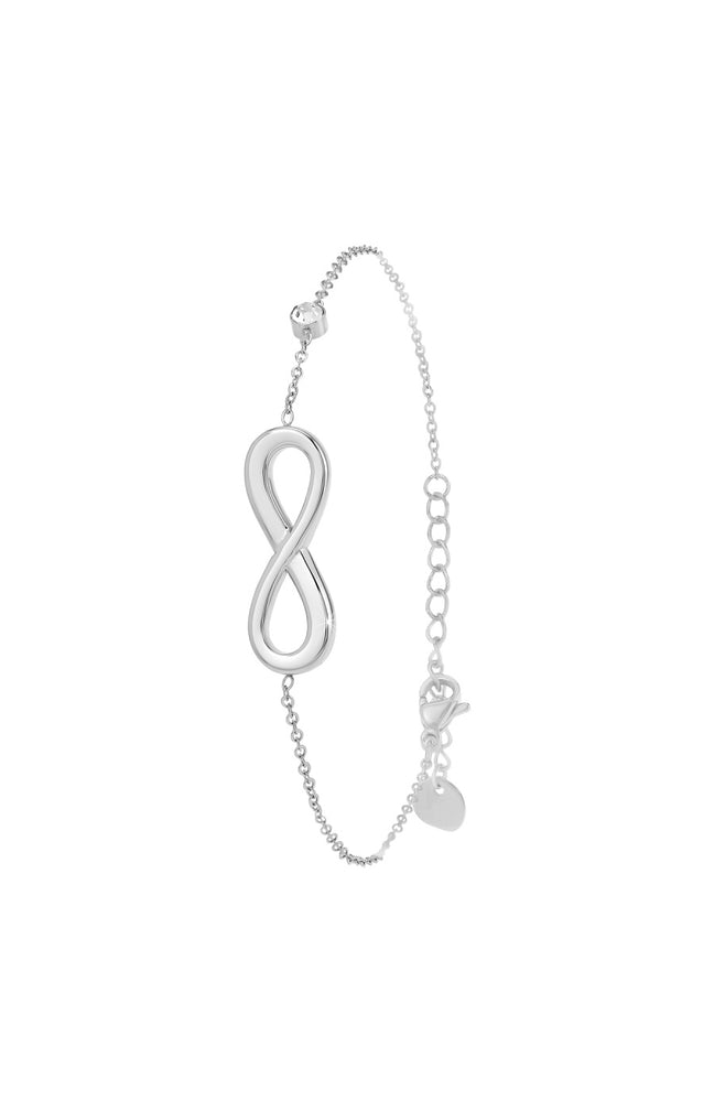 Bracelet - Cristal & acier inoxydable - Argenté