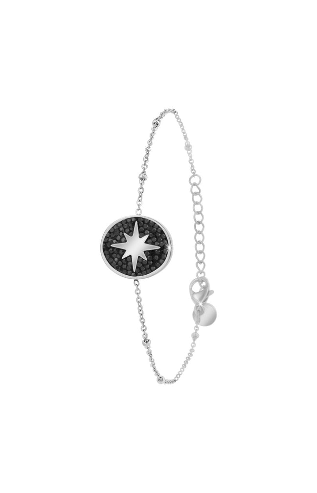 Bracelet - Cristaux & acier inoxydable - Argenté