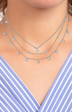 Collier - Acier inoxydable - Argenté