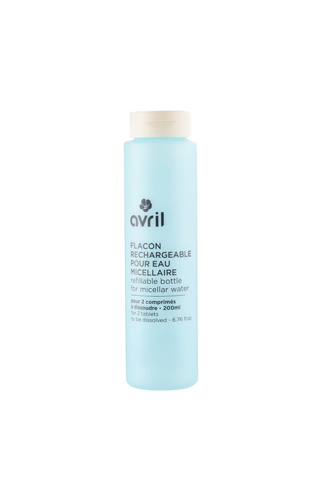Flacon vide rechargeable pour eau micellaire