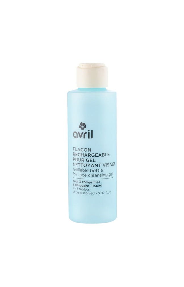 Flacon vide rechargeable pour gel nettoyant visage