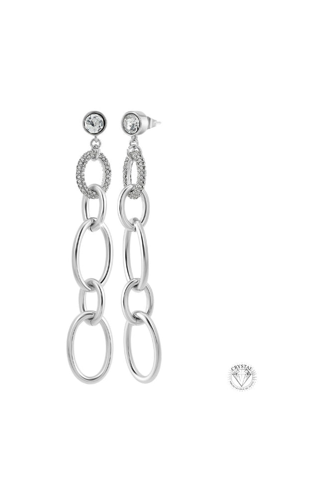 Boucles d'oreilles - Laiton & cristaux
