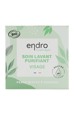 Soin lavant purifiant bio - Peaux mixtes à grasses - 85 ml