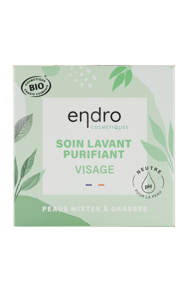 Soin lavant purifiant bio - Peaux mixtes à grasses - 85 ml