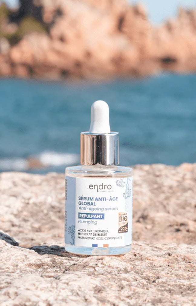 Sérum anti-âge bio - Acide hyaluronique & bleuet - Visage - 30 ml