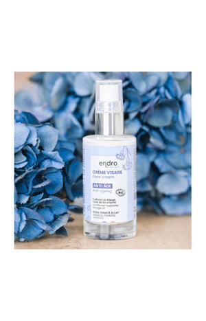 Crème anti-âge bio - Bourrache & bleuet - Visage - 50 ml