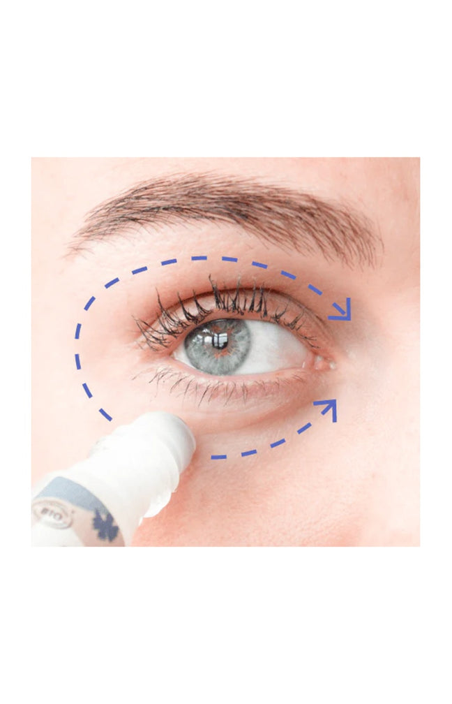Soin contour des yeux bio - Bourrache & bleuet - Visage - 10 ml