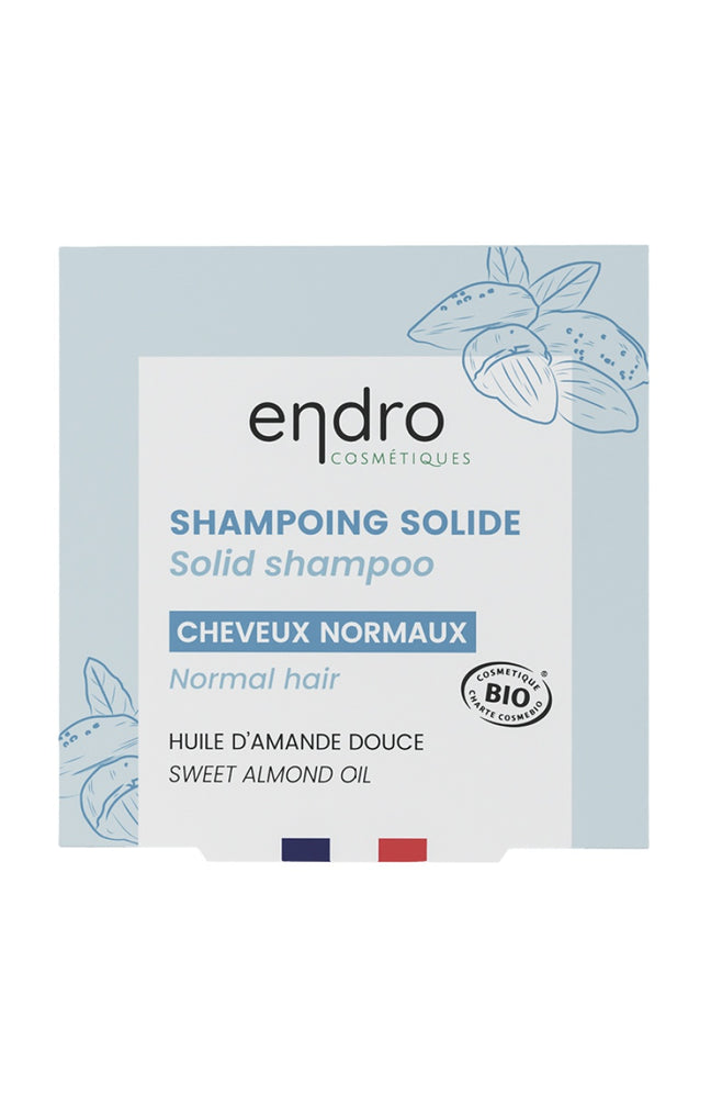 Shampoing solide bio - Cheveux normaux -85 g