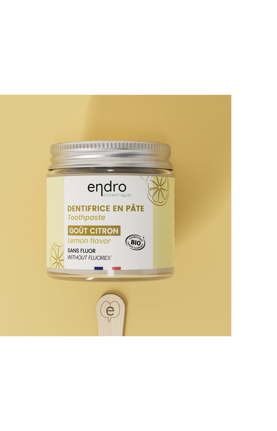 Dentifrice en pâte bio - Citron - 100 ml