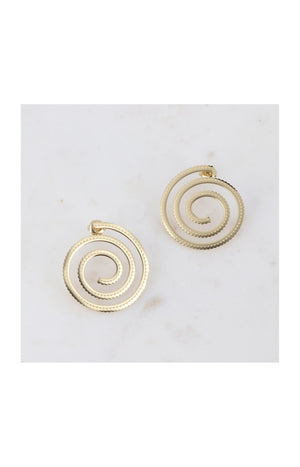 Boucles d'oreilles - Acier inoxydable doré
