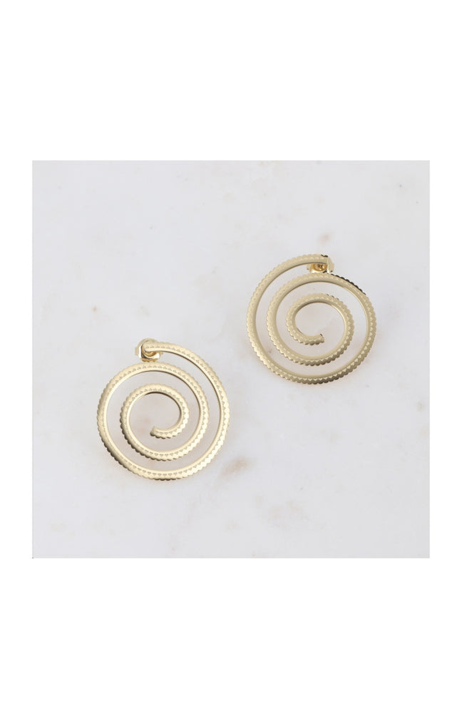 Boucles d'oreilles - Acier inoxydable doré
