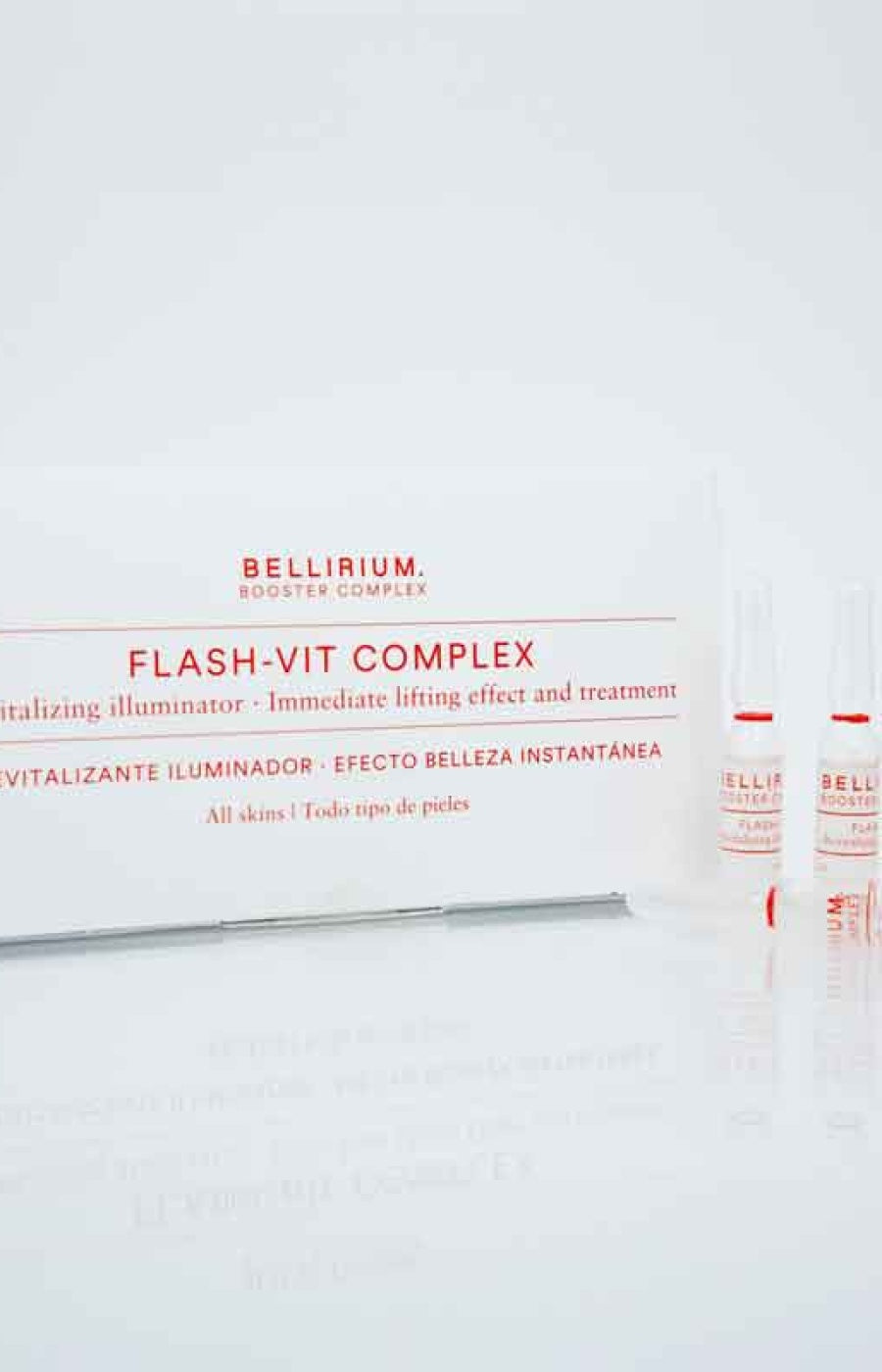 Set masque LED advanced & traitements hydratants & anti-rides - Acide hyaluronique & Vitamines C - Hydra Firm & Flash-Vit