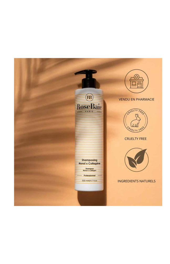 Shampoing réparateur - Collagène & monoï - Tous types de cheveux