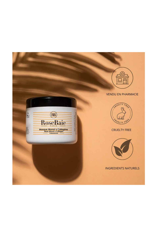 Masque réparateur - Collagène & monoï - Tous types de cheveux - 500 ml