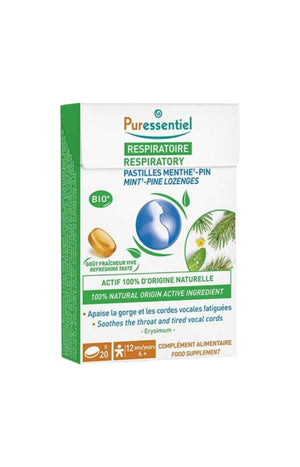 Pastilles respiratoire - Menthe & pin - 20 pastilles