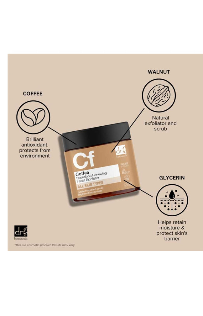 Exfoliant doux - Café - Visage - 60 ml