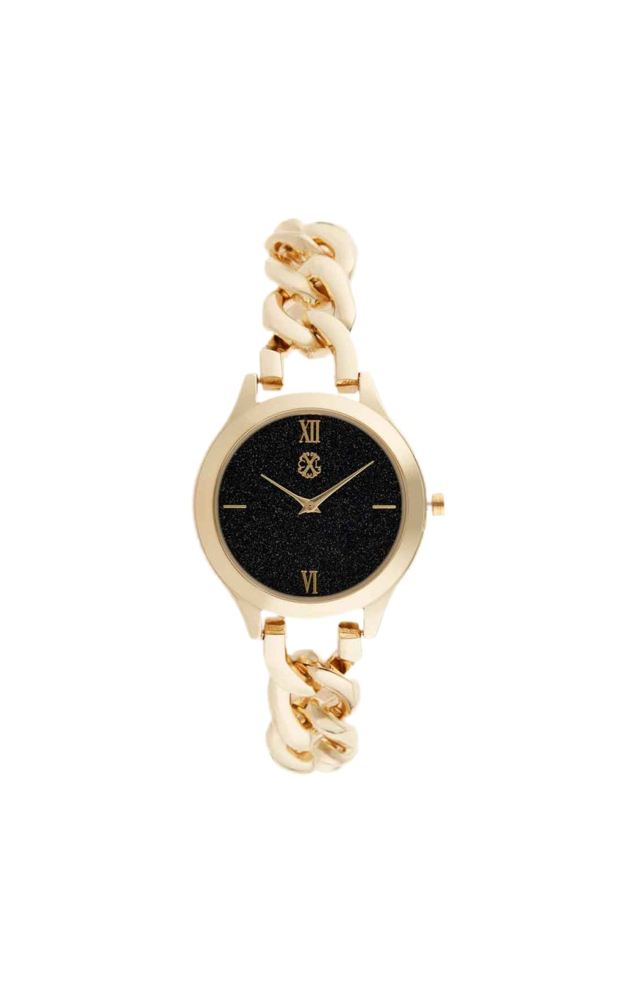 Montre à quartz en alliage - Doré et noir