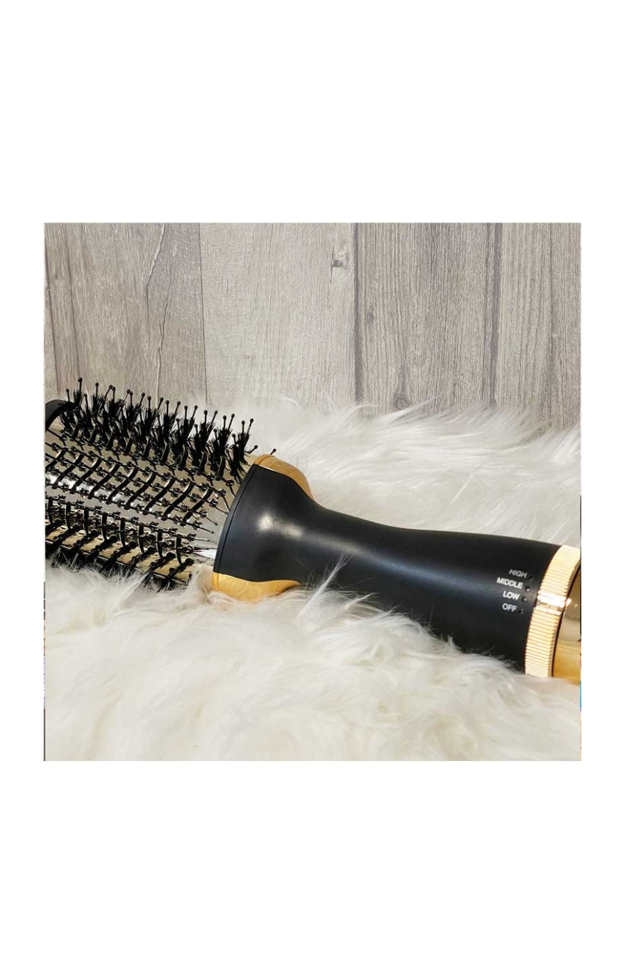Brosse chauffante coiffante