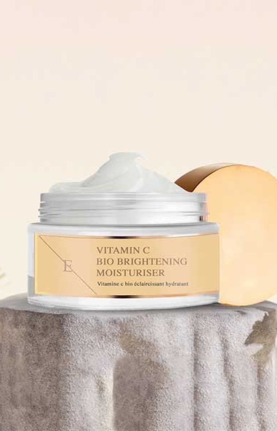 Crème hydratante - Acide hyaluronique & vitamine C - Visage