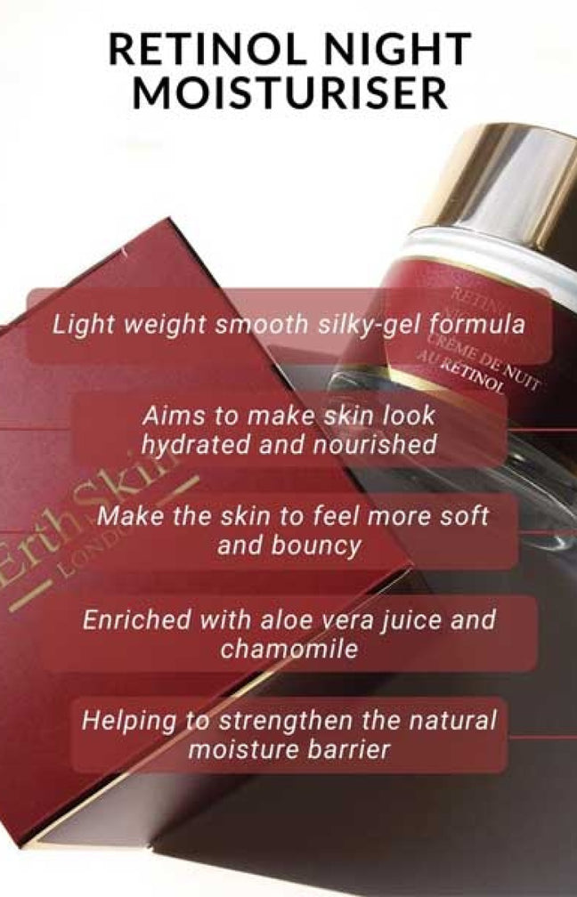 Crème de nuit anti-âge - Rétinol - Visage