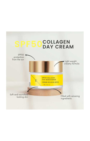 Crème hydratante - Collagène SPF50 - Visage