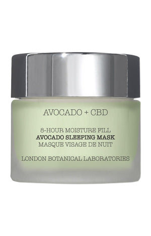 Masque de nuit hydratant & antioxydant - Avocat & CBD
