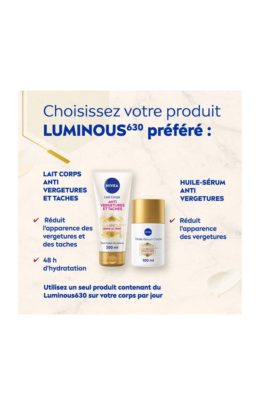 Huile anti-vergetures- Luminous - Corps - 100ml