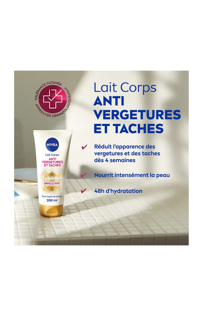 Crème anti-vergetures & taches - Luminous - Corps - 200 ml