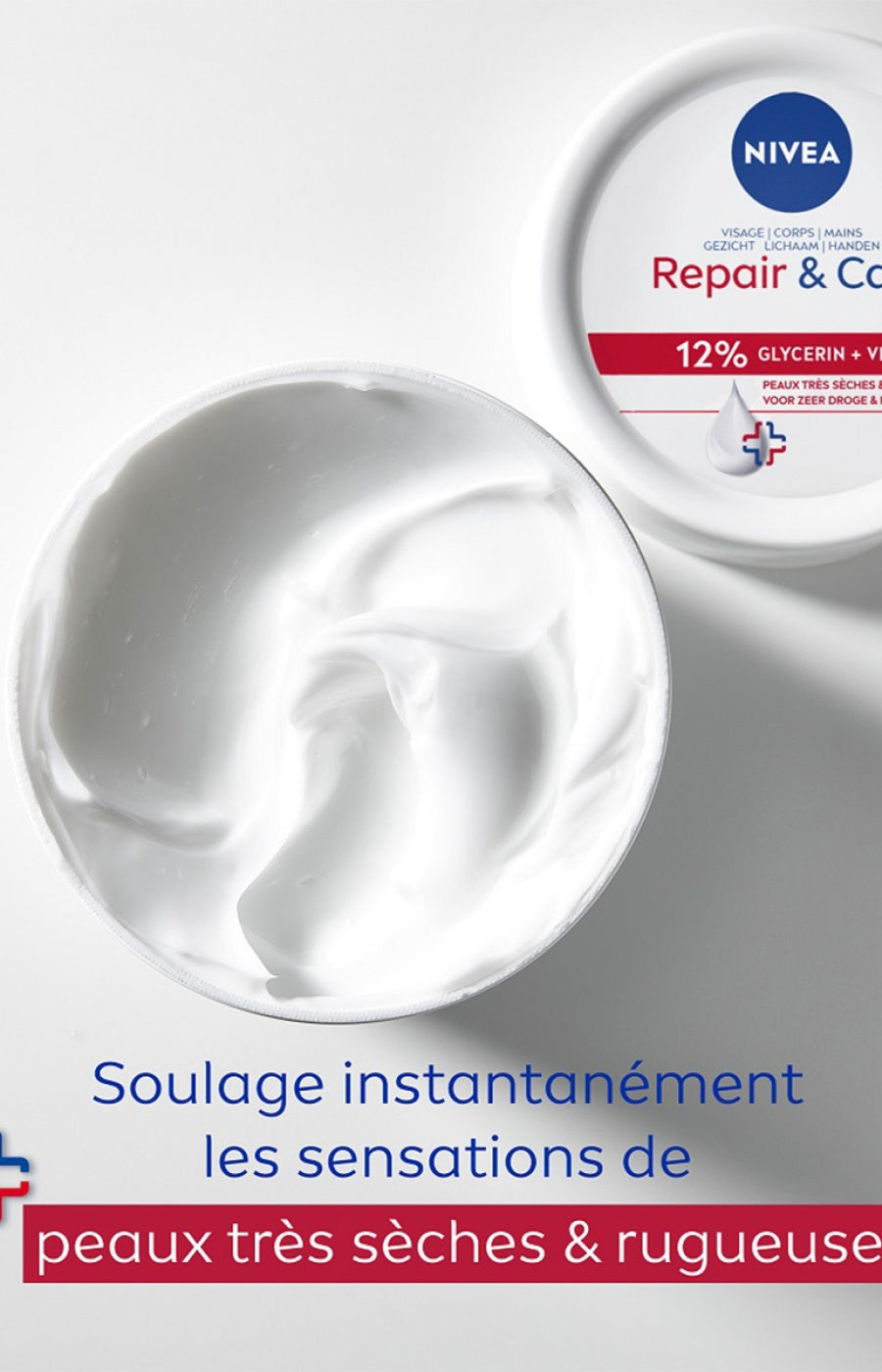 Crème multi-usage - Peaux Très sèches & rugueuses - Visage & corps