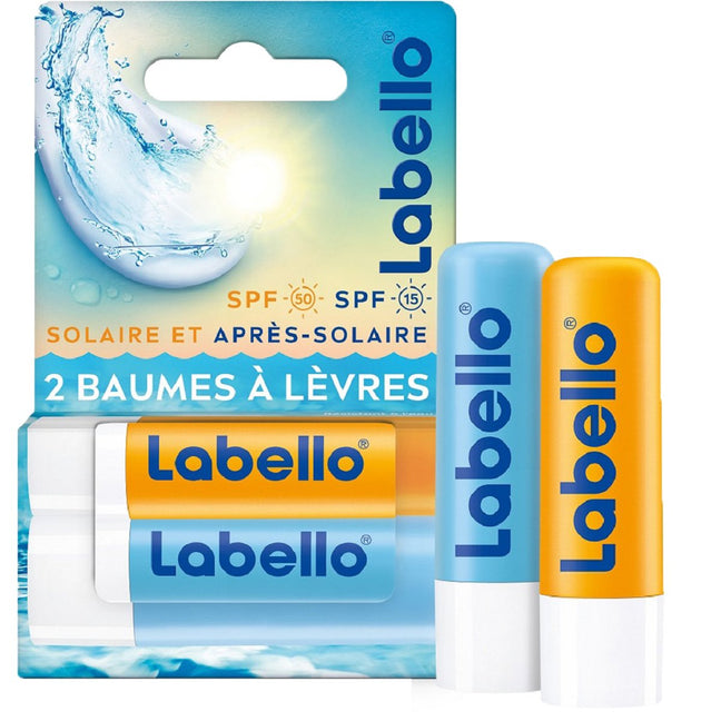 Baumes à lèvre SPF 50 -  Summer&After - 2 x 4,8 g