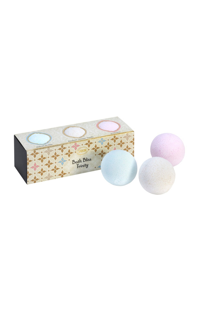 Kit boules de bain vegan - Rose , Jasmin & patchouli - 3 unités