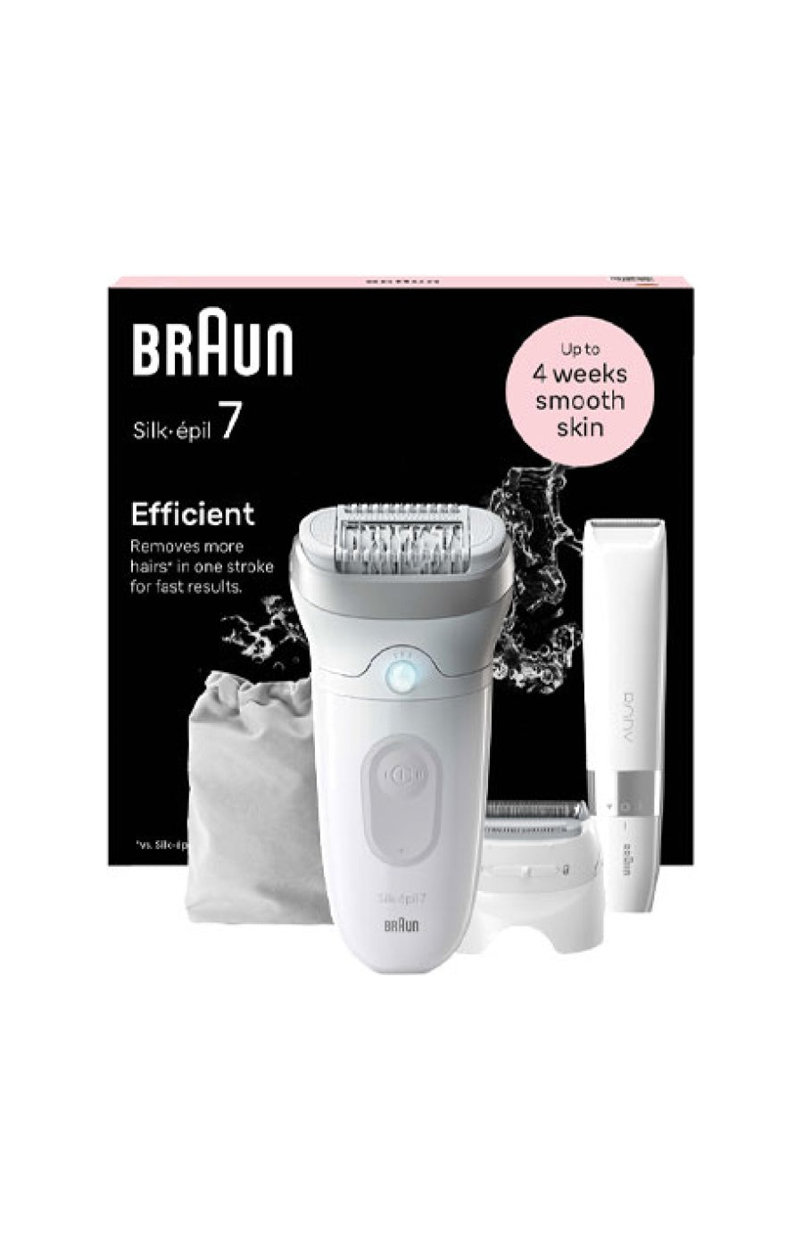 Épilateur - Silk Épil 7 - Blanc & argenté - Corps
