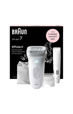 Épilateur - Silk Épil 7 - Blanc & argenté - Corps