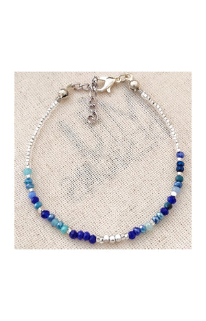 Bracelet perles - Laiton plaqué or & perles Miyuki