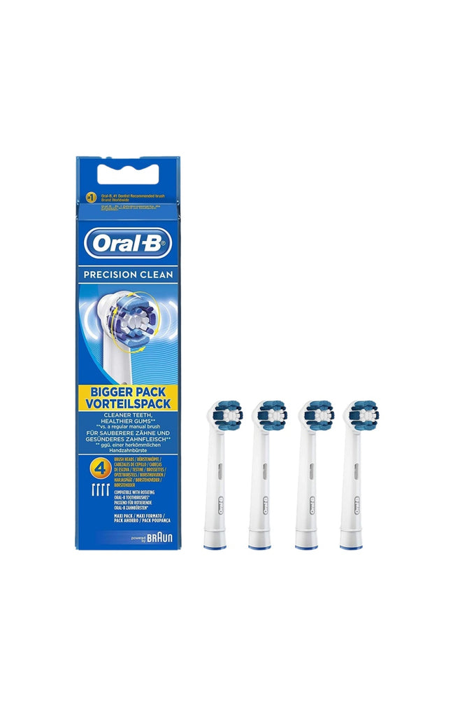 Lot de 4 brossettes de rechange - Precision Clean - Blanc